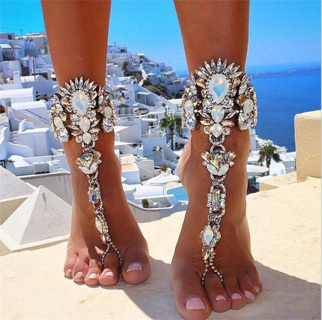 Grecian Gemstone Anklet