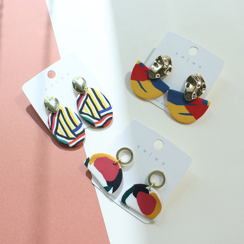 Chantal's color block Earrings