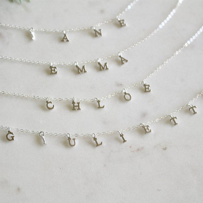 Dainty Personalized Name Pendant Necklace