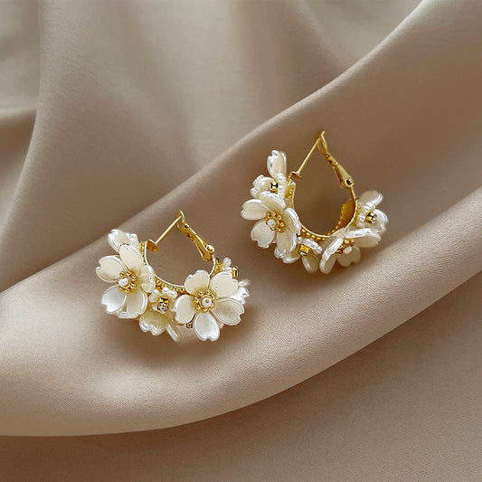 Unique Exaggerated Flower Earrings