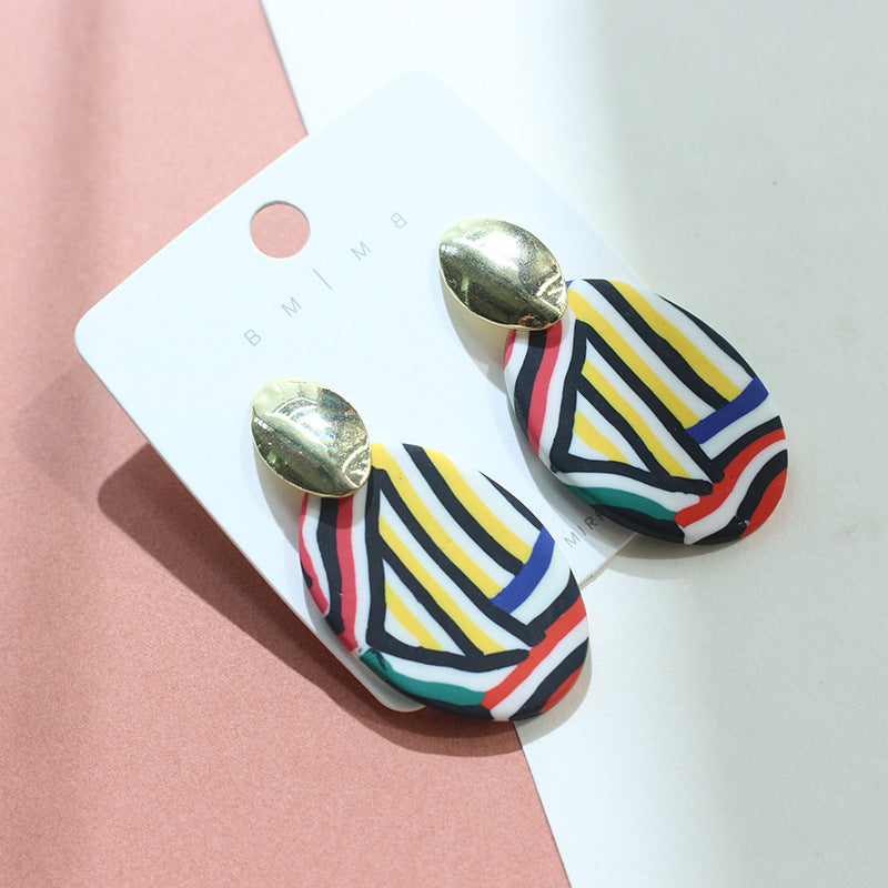 Chantal's color block Earrings