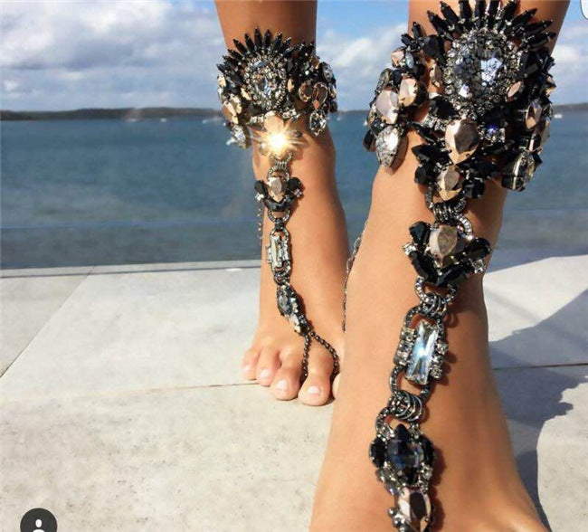 Grecian Gemstone Anklet