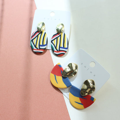 Chantal's color block Earrings