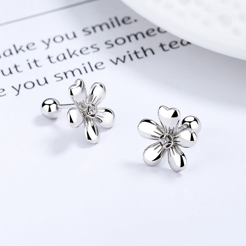 Minimalist Flower Stud