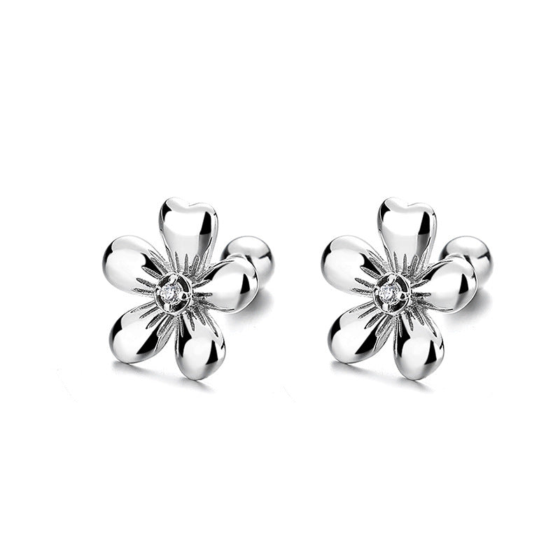 Minimalist Flower Stud