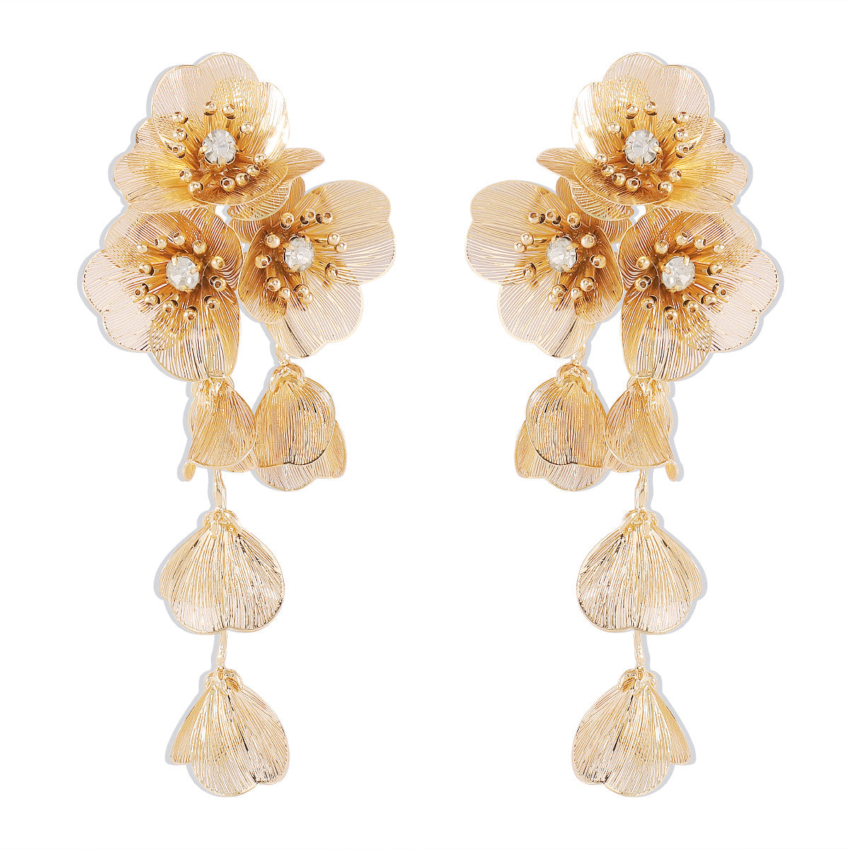 Light Luxury Gorgeous Flower Earrings