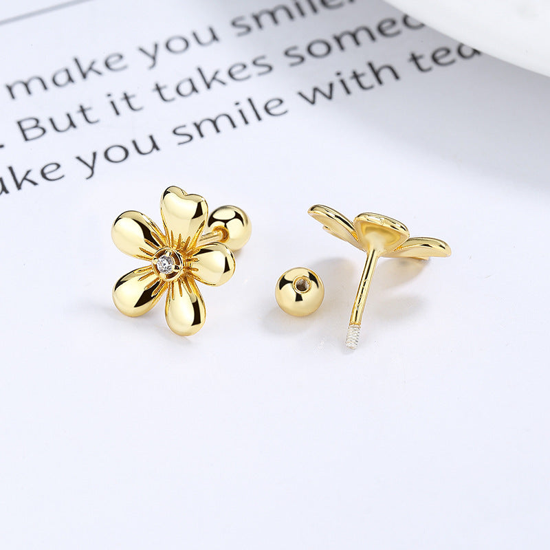 Minimalist Flower Stud