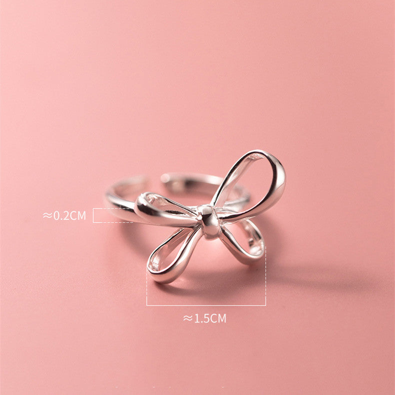 WRAP ME UP in love! Silver Bow Ring